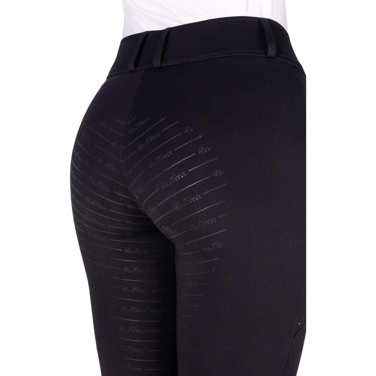 EQUITHÈME Pantaloni da Equitazione Elsa Full Grip Nero