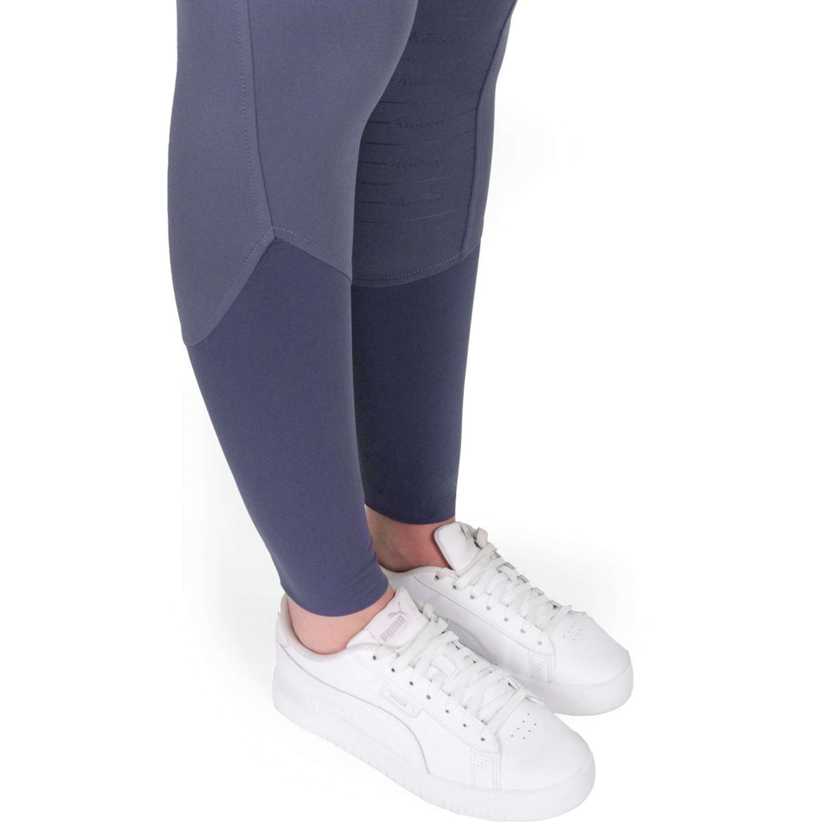 EQUITHÈME Pantaloni da Equitazione Elsa Full Grip Blu