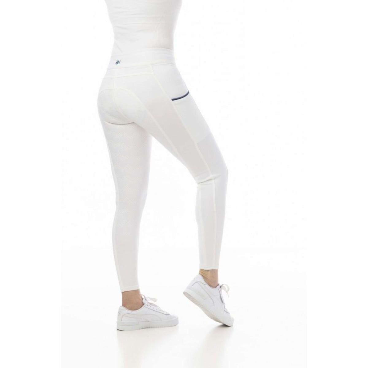 Riding World Pantaloni da Equitazione Agadir Bianco