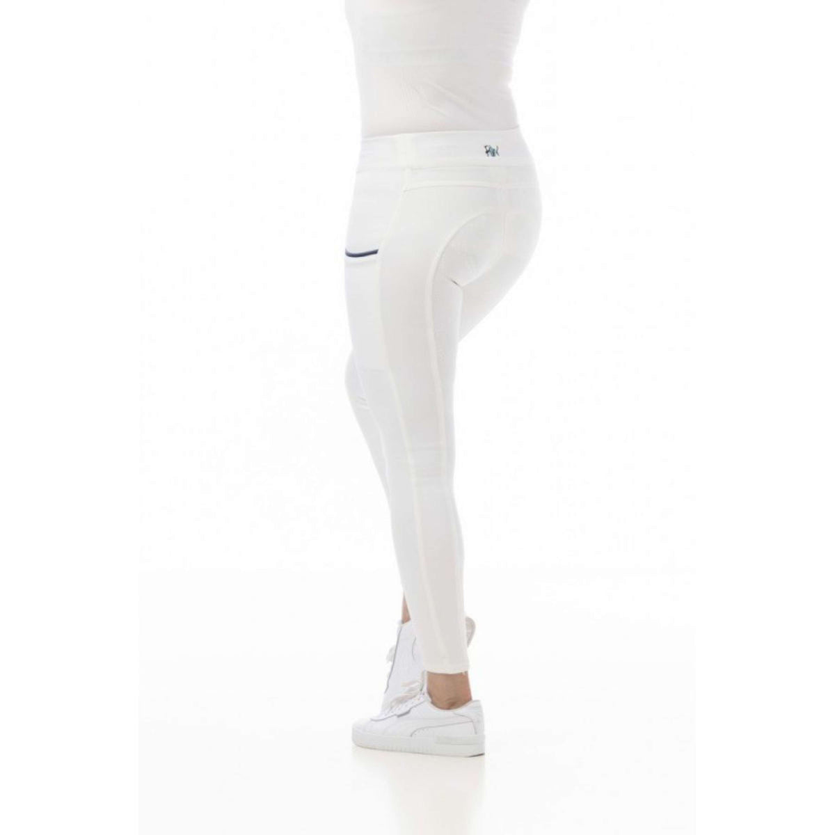 Riding World Pantaloni da Equitazione Agadir Bianco