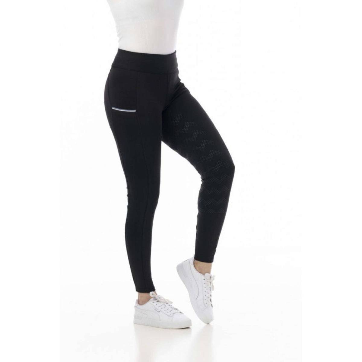 Riding World Pantaloni da Equitazione Agadir Nero