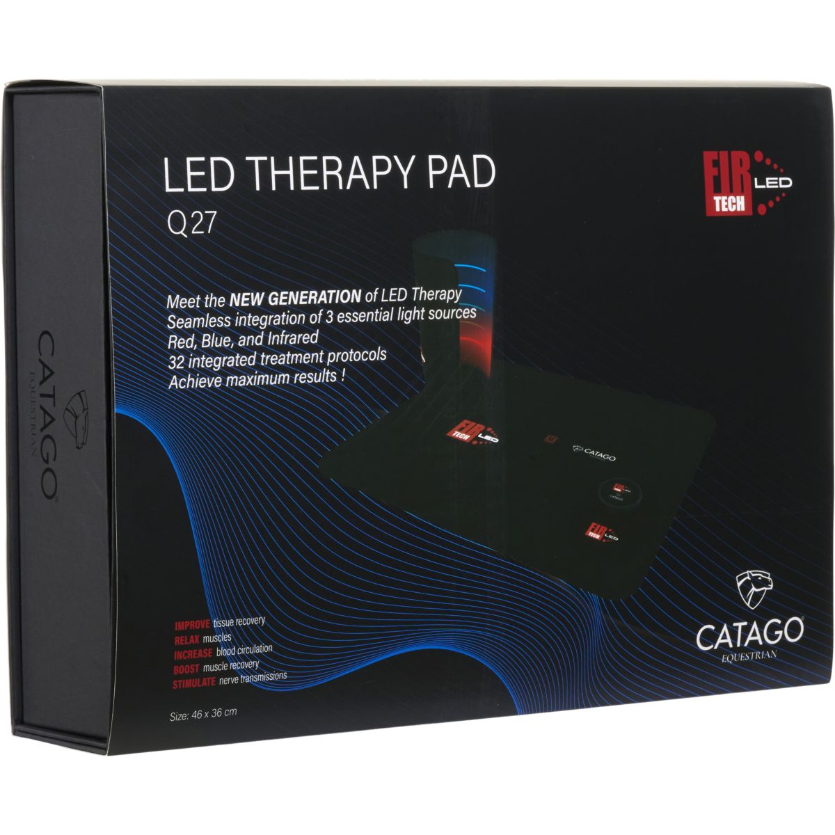 Catago Tappetino per terapia LED Fir-Tech Q27