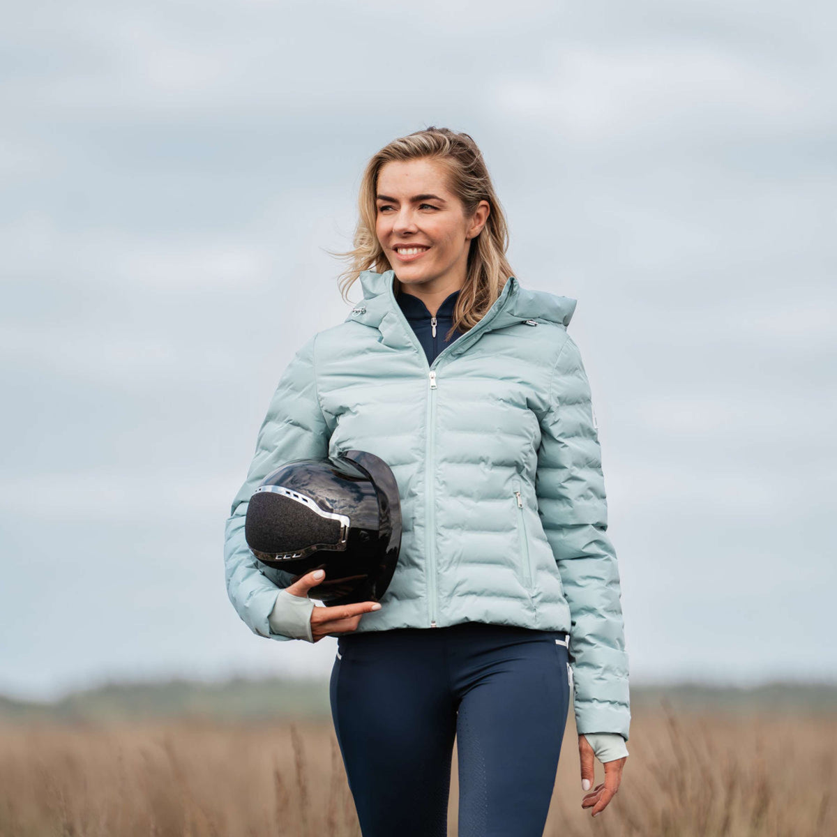 EQPRO Giacca Violet Trapuntato Blue Reef