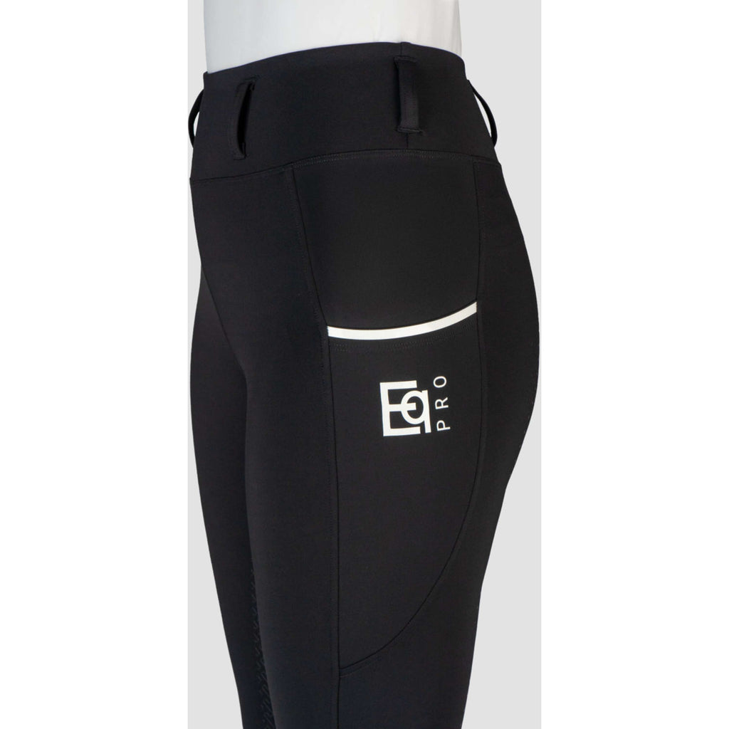 EQPRO Leggings da Equitazione Sofia Full Grip Nero