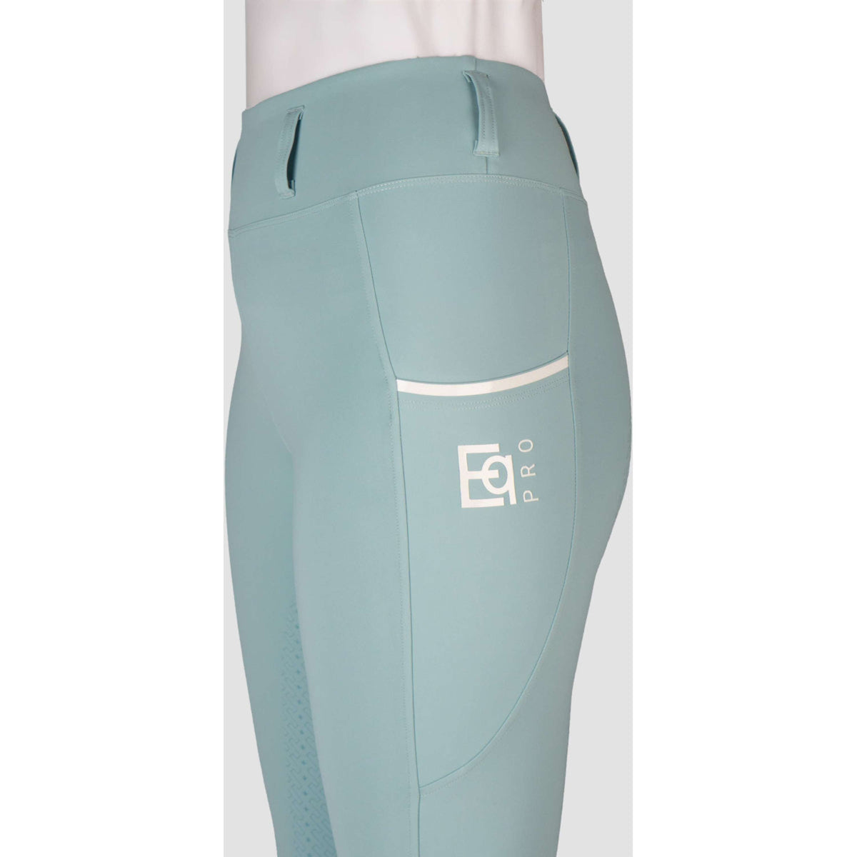 EQPRO Leggings da Equitazione Sofia Full Grip Blue Reef