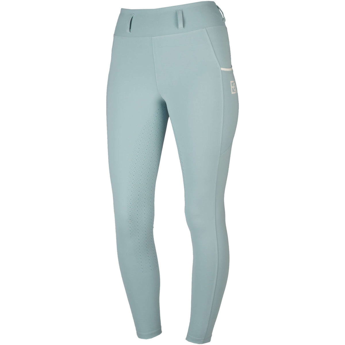 EQPRO Leggings da Equitazione Sofia Full Grip Blue Reef