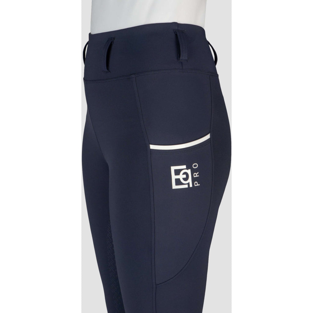 EQPRO Leggings da Equitazione Sofia Full Grip Navy Blue