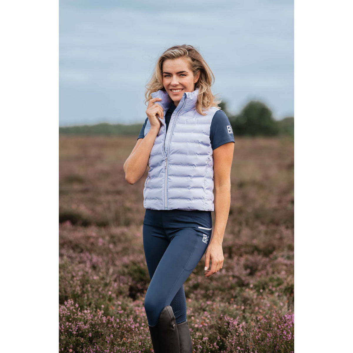 EQPRO Gilet Agatha Lilac Coral