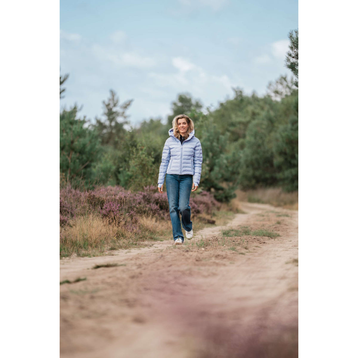 EQPRO Giacca Violet Trapuntato Lilac Coral