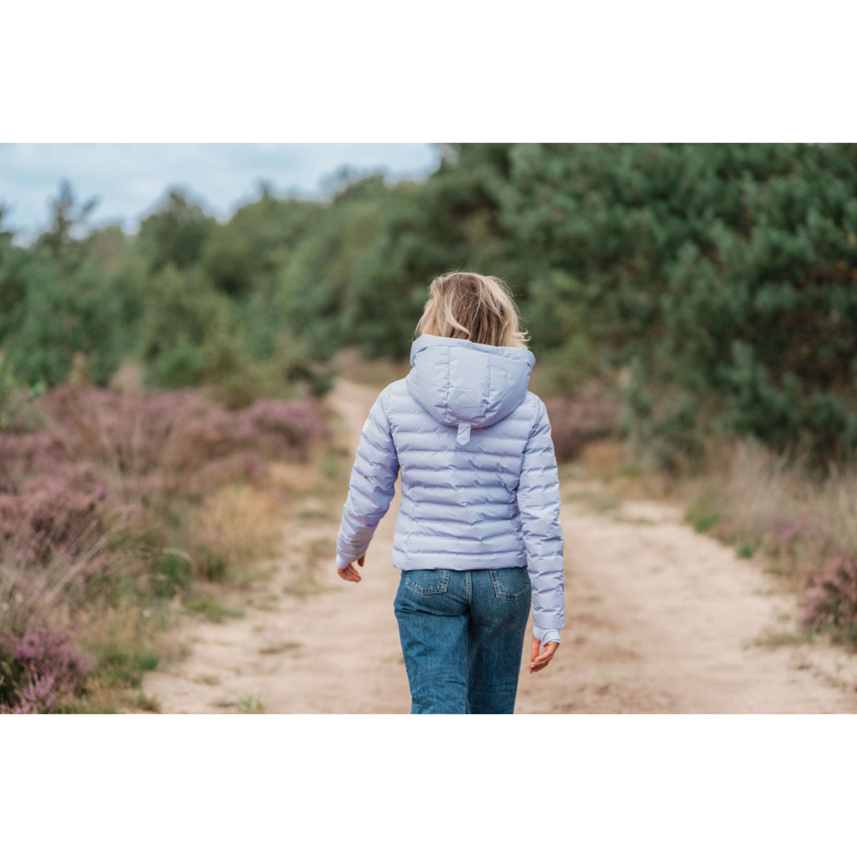 EQPRO Giacca Violet Trapuntato Lilac Coral