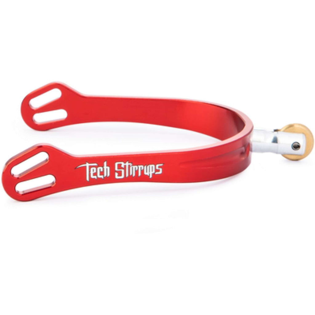 Tech Stirrups Speroni A Rotella Verona Rowel Tips Rosso