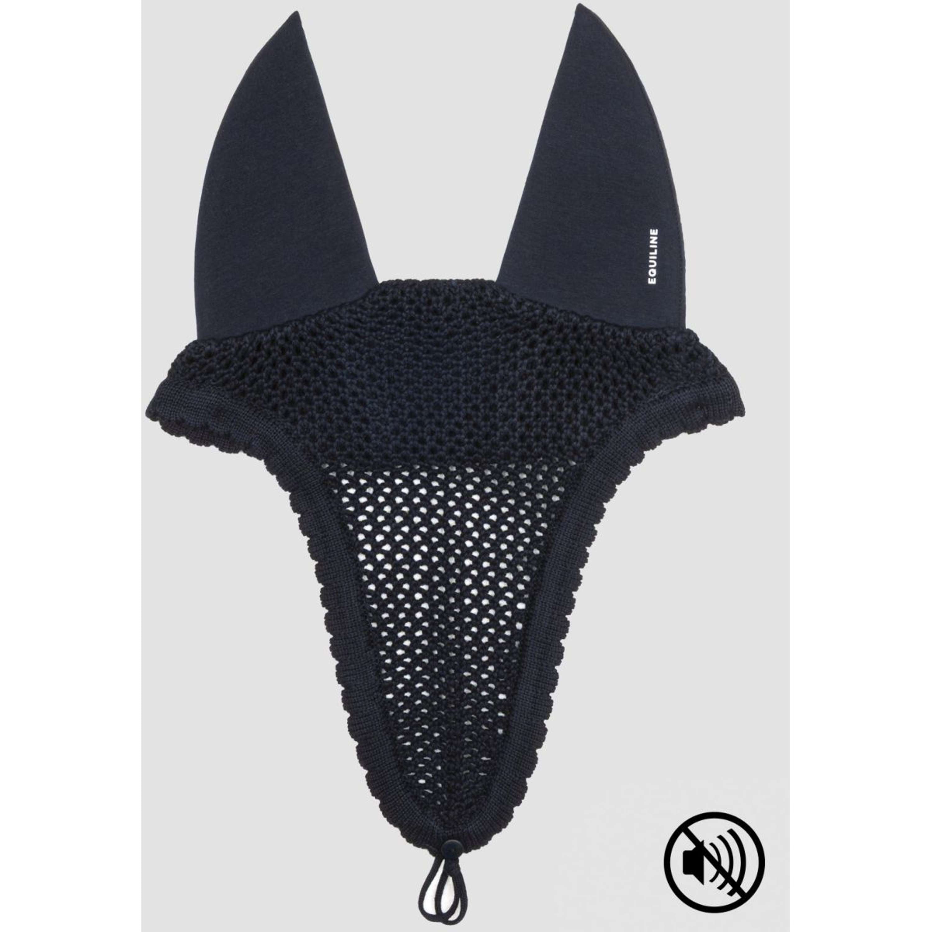 Equiline Cuffietta Ruben Soundproof con Anello Navy