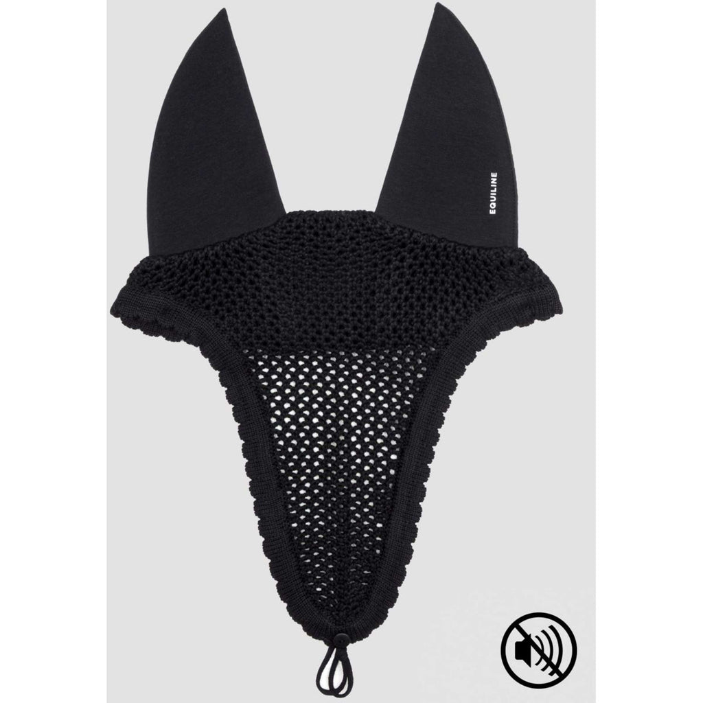 Equiline Cuffietta Ruben Soundproof con Anello Nero