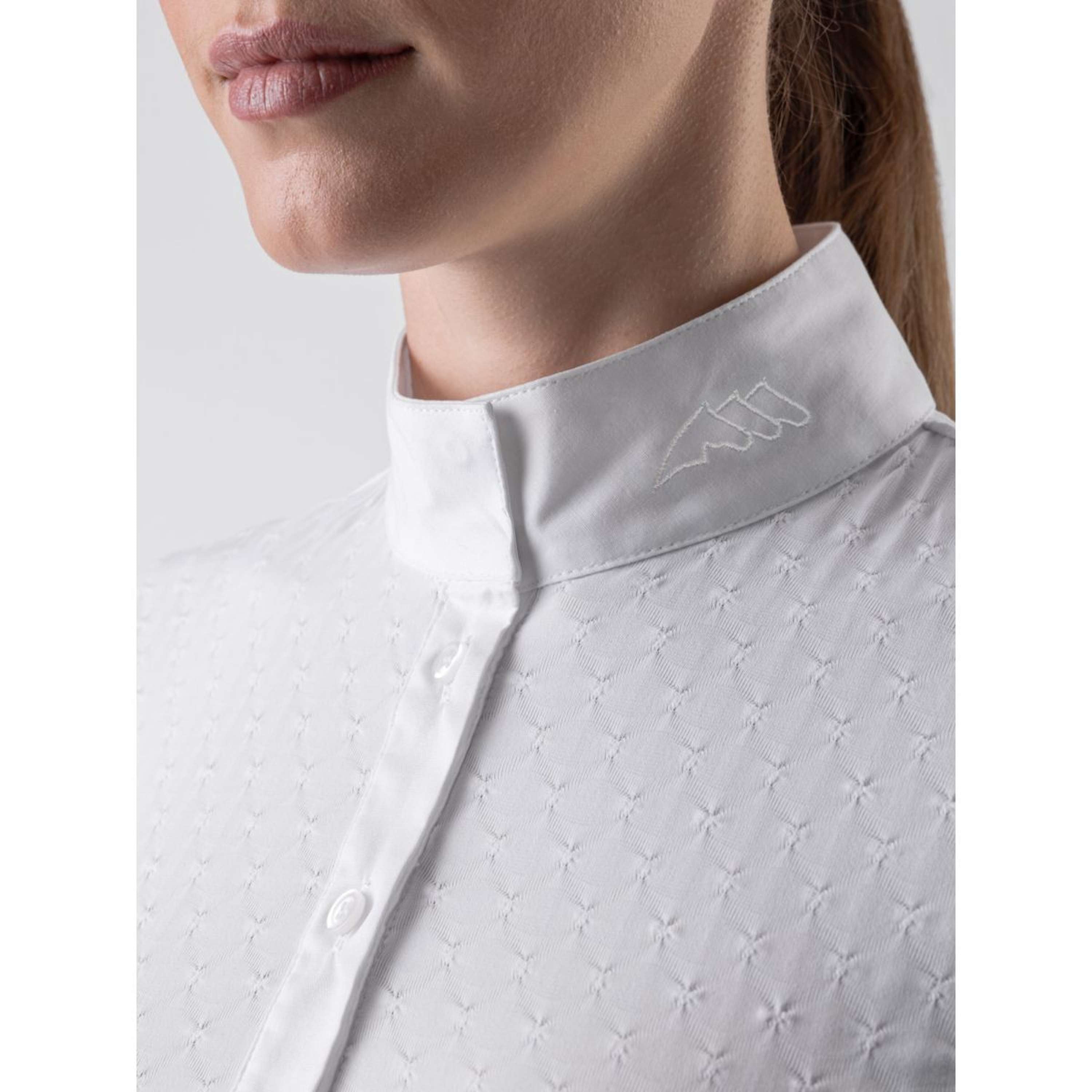 Equiline Maglietta da Competizione Camberk Bianco