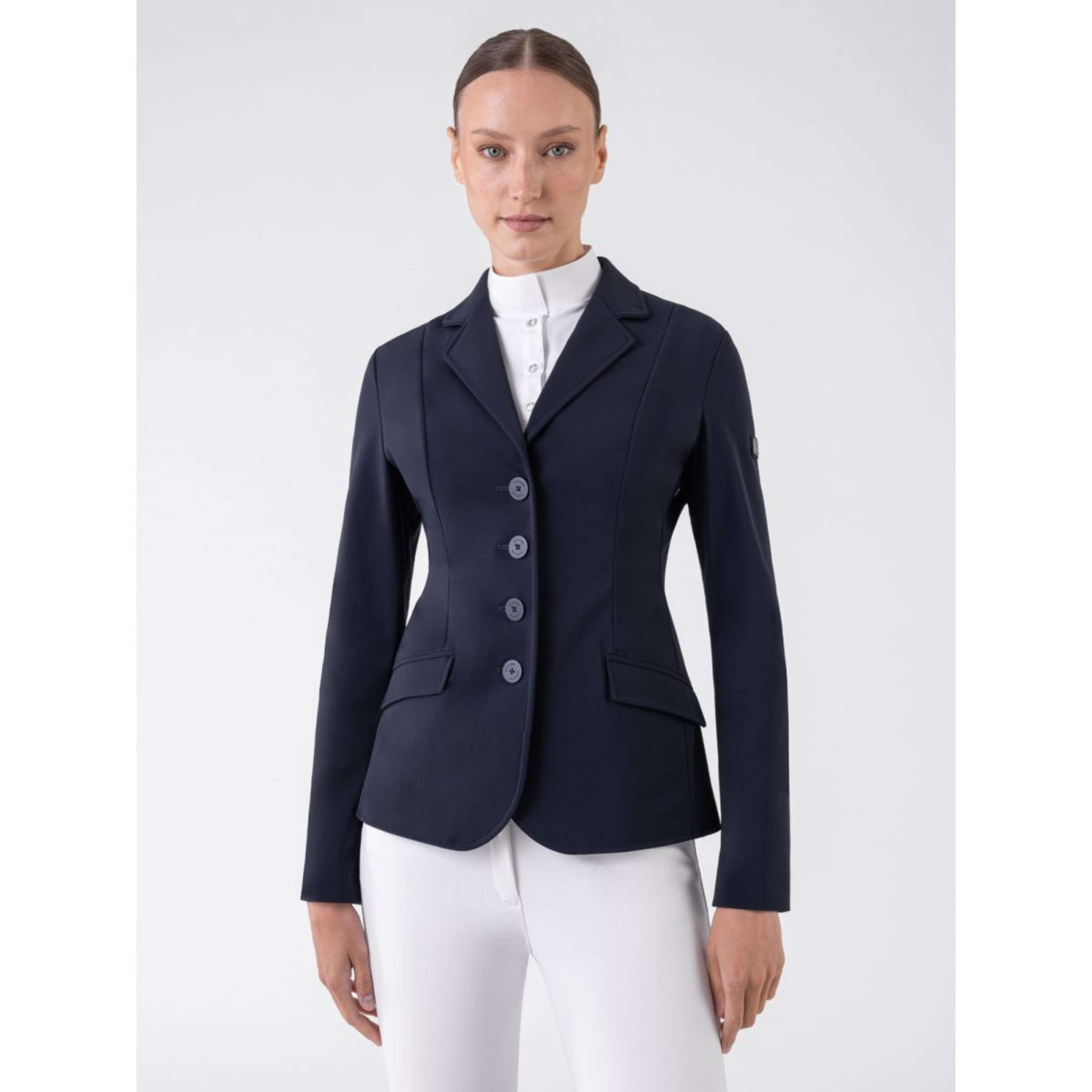 Equiline Giacca da Competizione Miriamk Navy