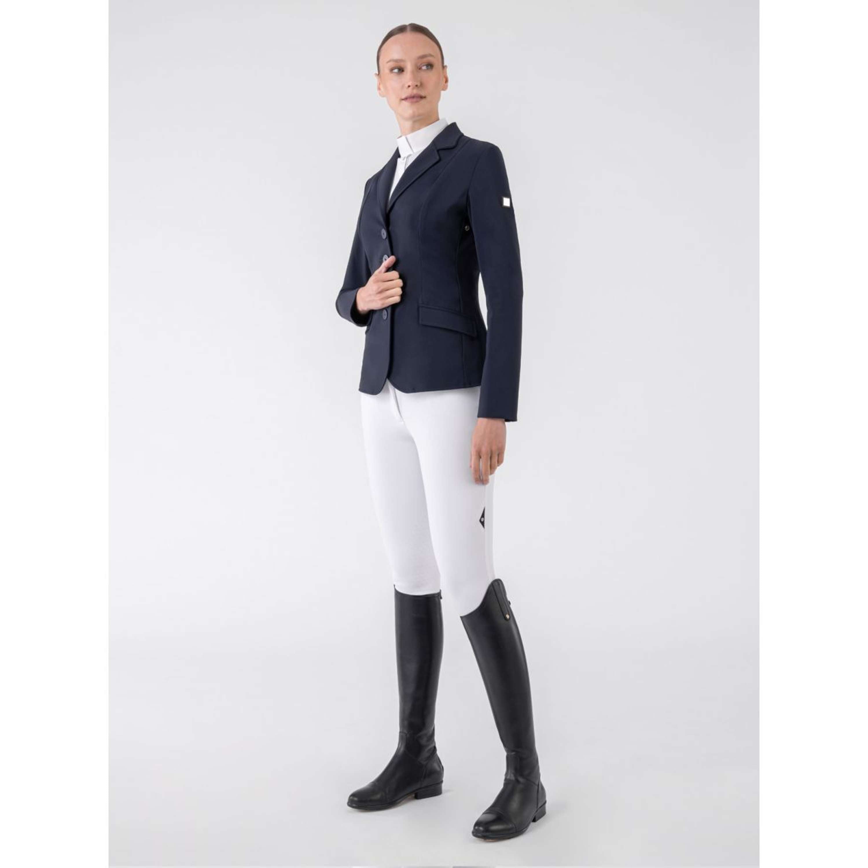 Equiline Giacca da Competizione Miriamk Navy