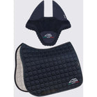 Equiline Sottosella e Cuffietta Antimosche Dressage Octagon Navy