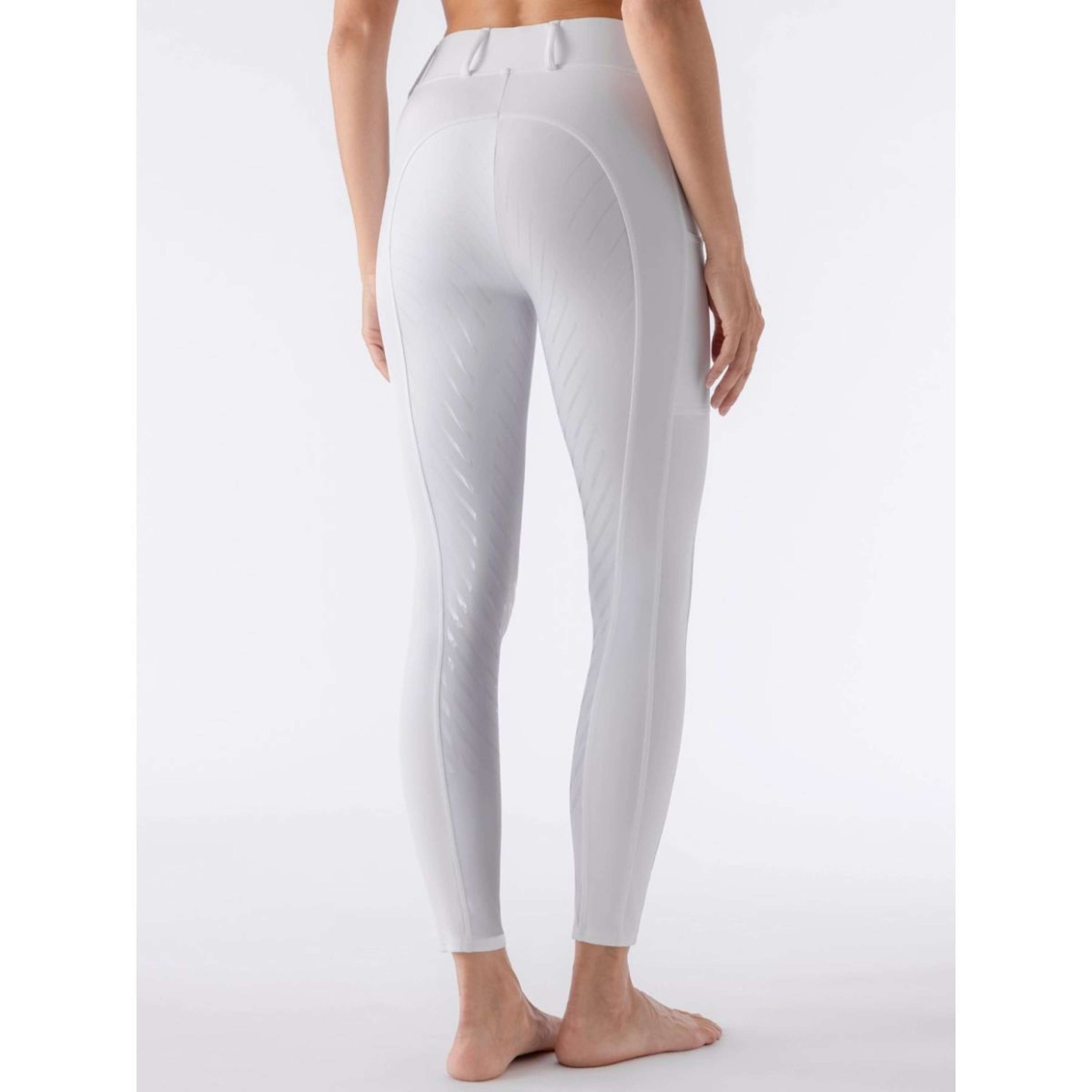 Equiline Leggings da Equitazione Carbef Full Grip Bianco Equiline Leggings da Equitazione Carbef Full Grip Bianco