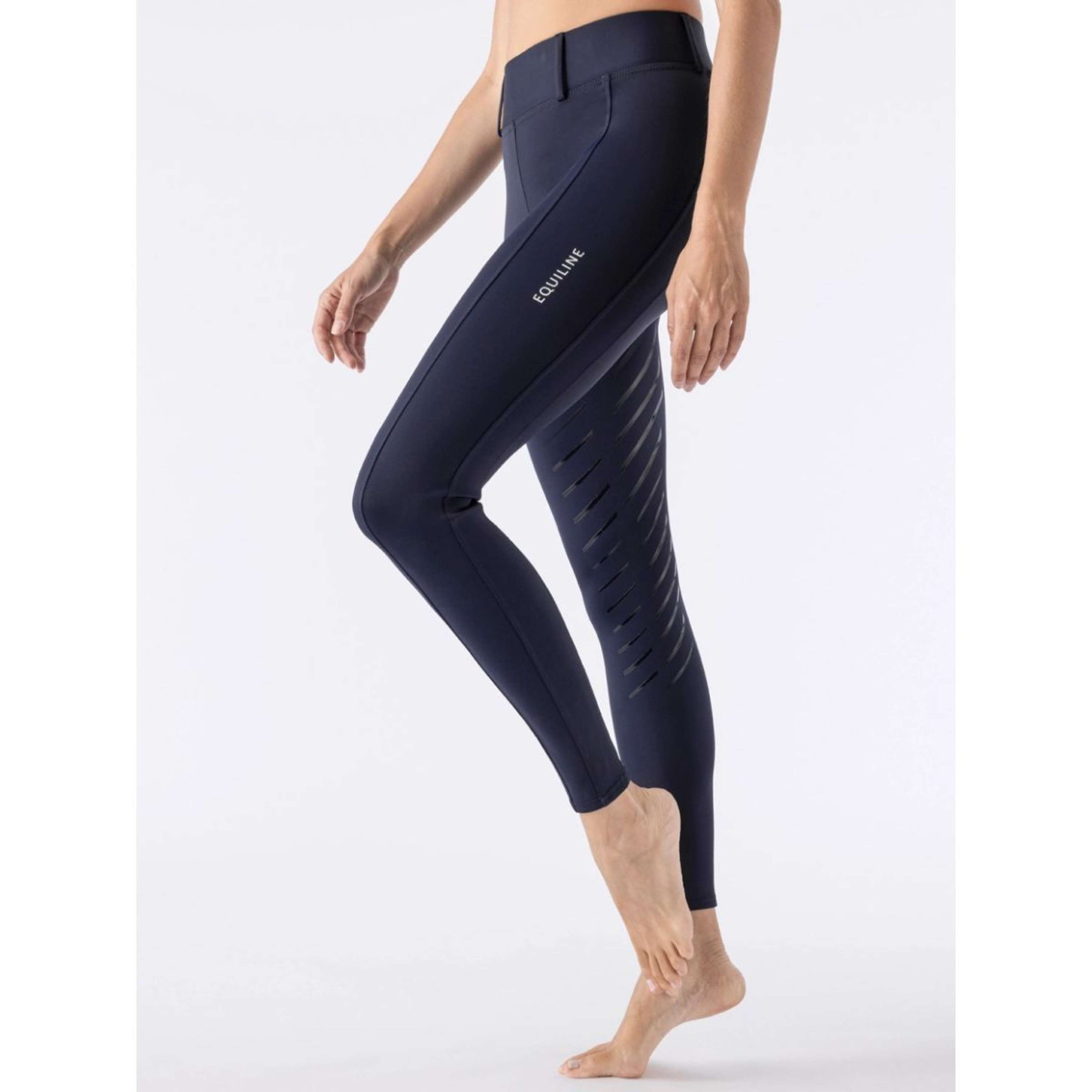 Equiline Leggings da Equitazione Carbef Full Grip Navy Equiline Leggings da Equitazione Carbef Full Grip Navy