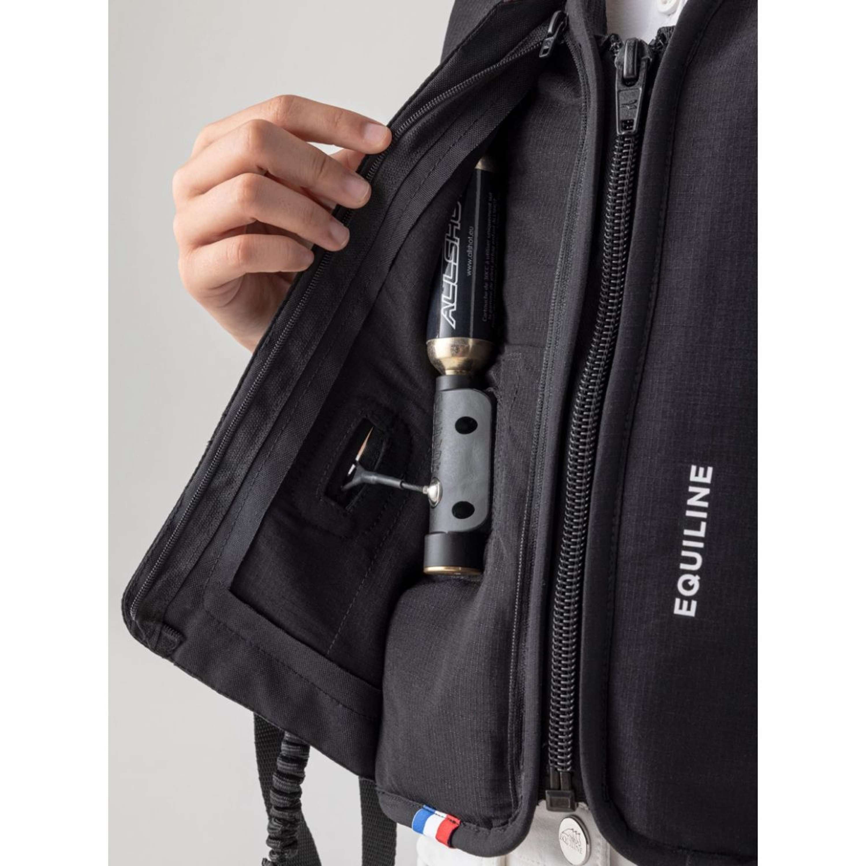 Equiline Airbag Bambini Nero