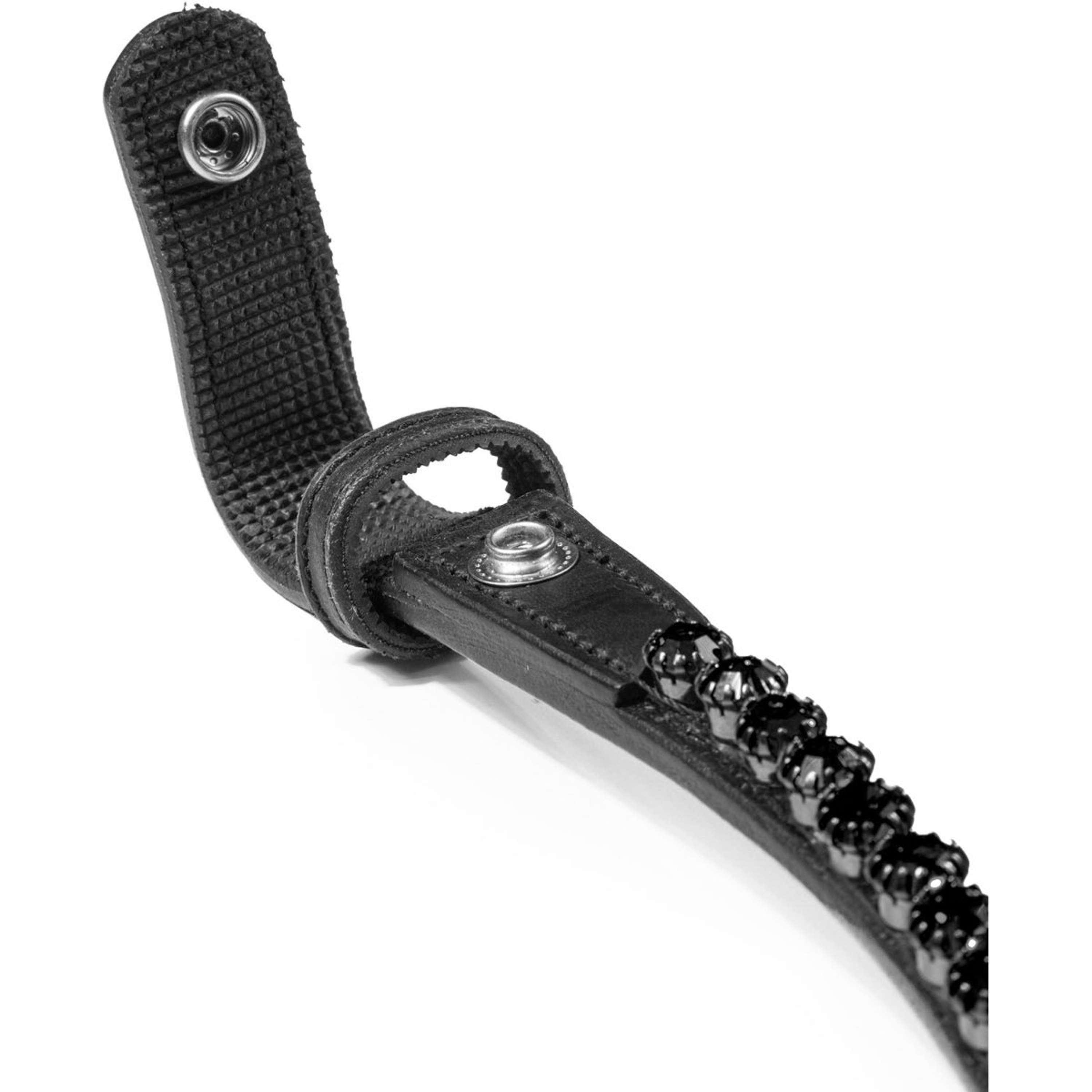 Equestrian Stockholm Frontalino Faded 8mm Nero