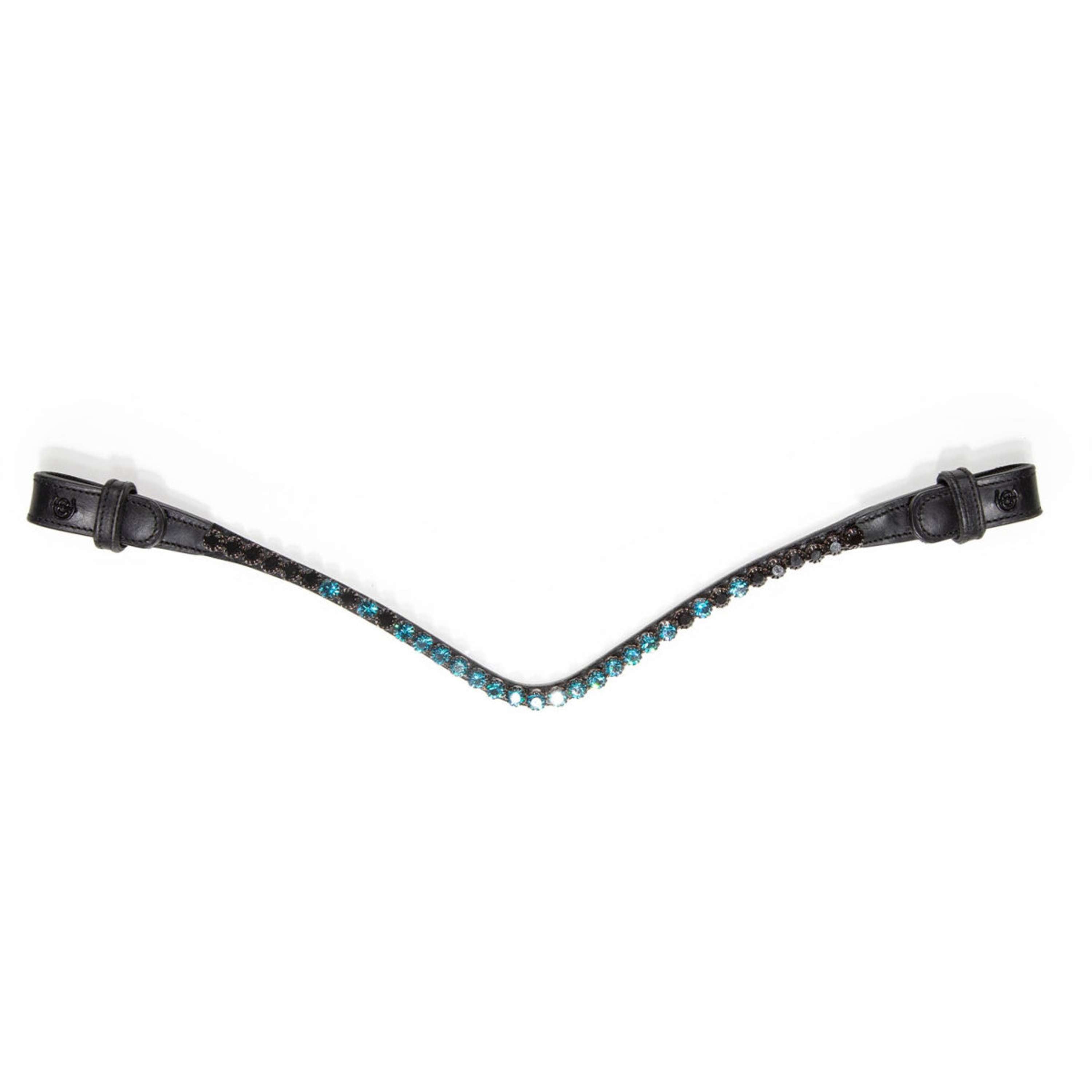 Equestrian Stockholm Frontalino Faded 8mm Blue Meadow