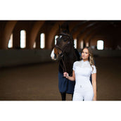 Equestrian Stockholm Maglietta da Competizione Crystal Champion Bianco