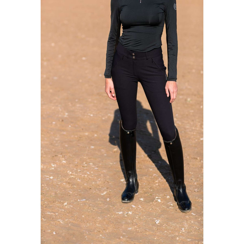 Equestrian Stockholm Pantaloni da Equitazione Elite Dressage Nero