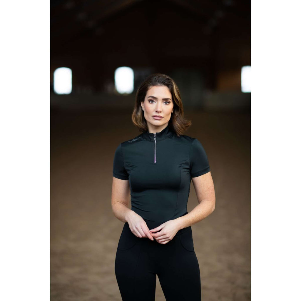 Equestrian Stockholm Maglietta UV Protection Edizione nera