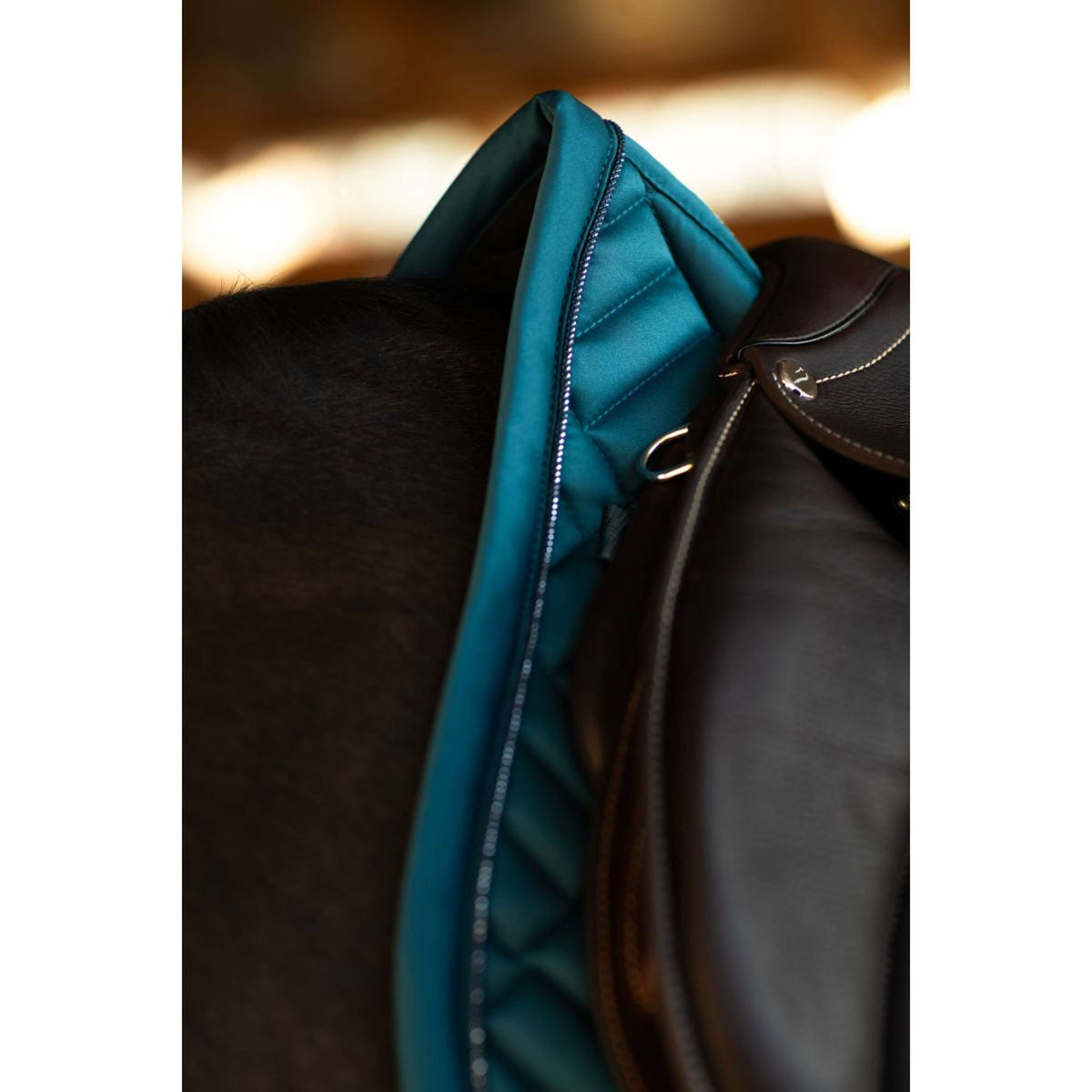 Equestrian Stockholm Sottosella Modern saltando Teal Blue