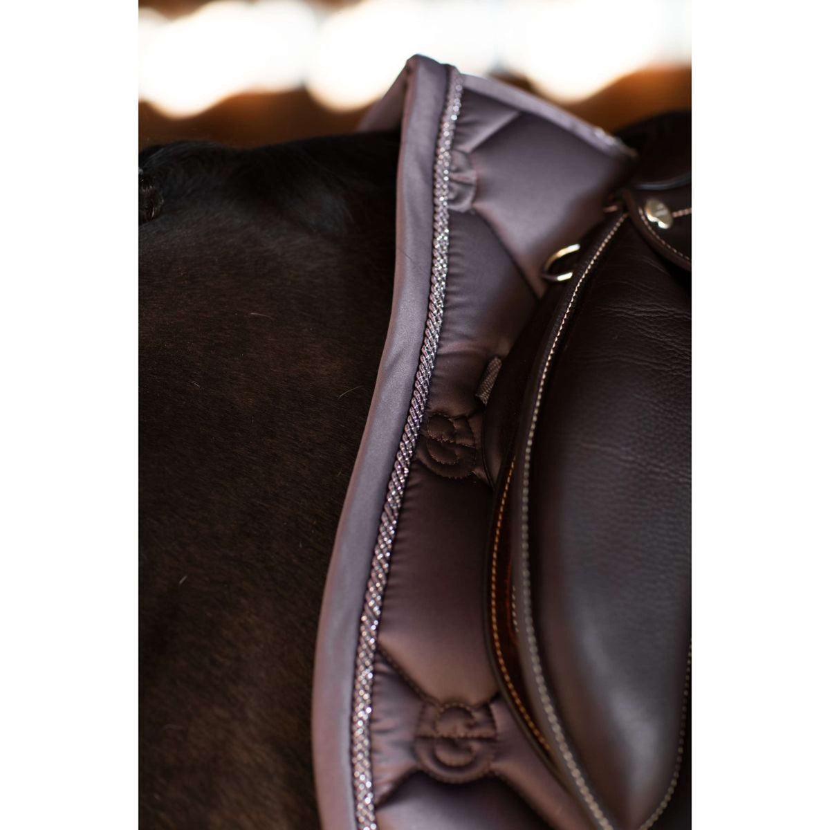 Equestrian Stockholm Sottosella saltando Dark Violet