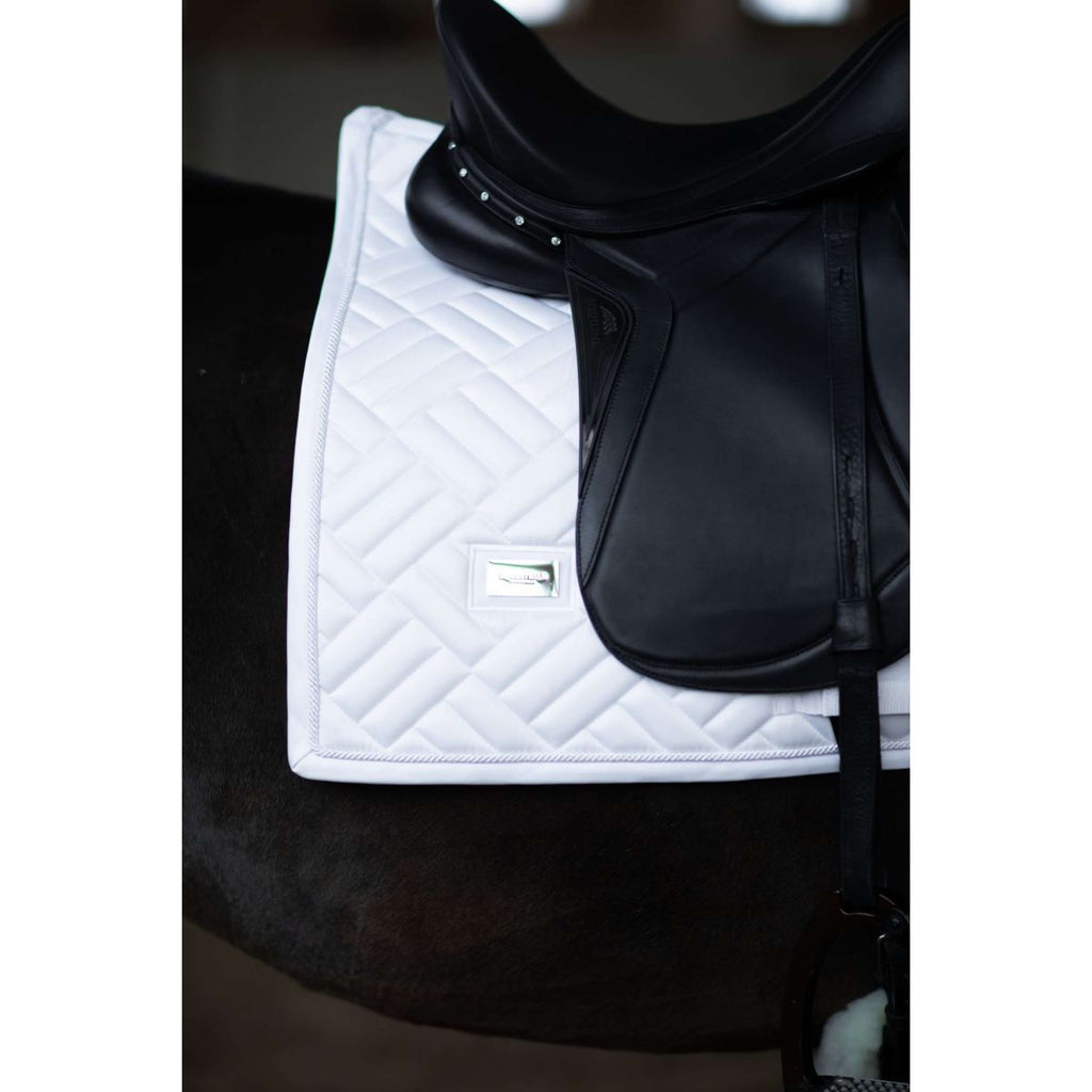 Equestrian Stockholm Sottosella Modern Dressage White Silver