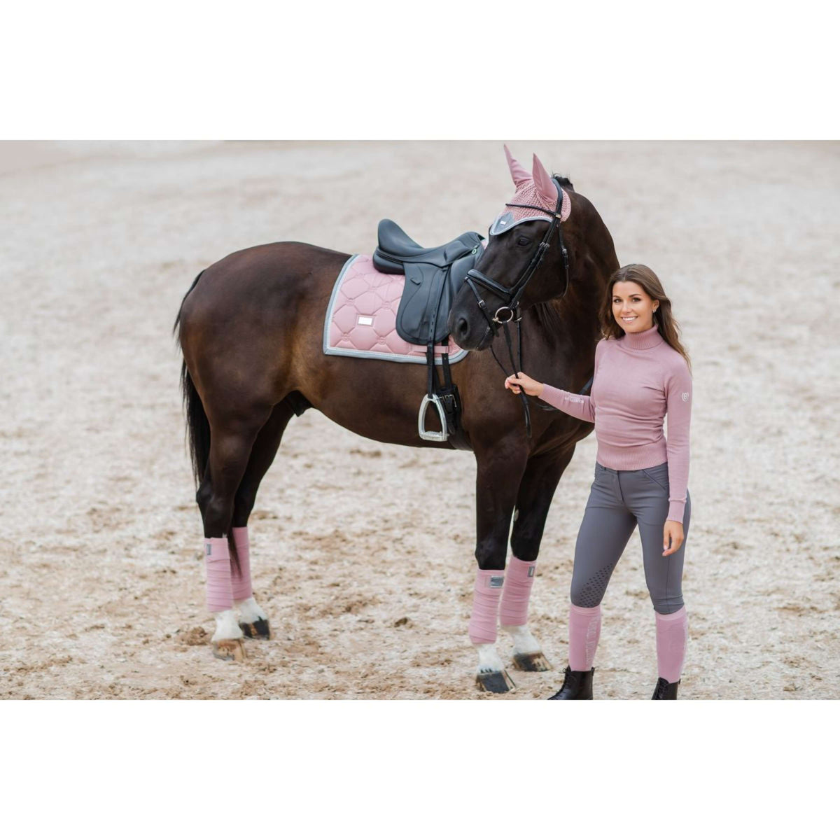 Equestrian Stockholm Sottosella Dressage Pink Pearl