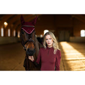 Equestrian Stockholm Cuffietta Modern Crystal Bordeaux
