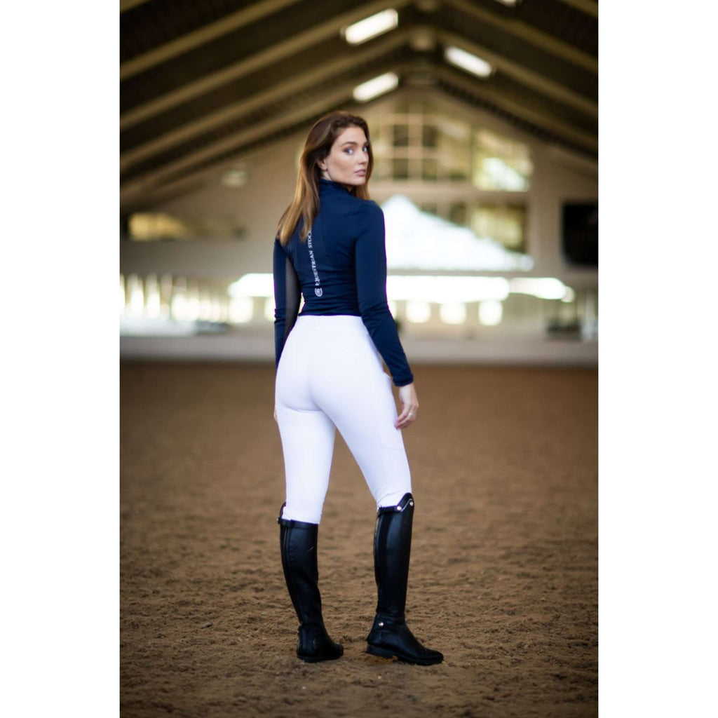 Equestrian Stockholm Pantaloni da Equitazione Elite Jump Bianco