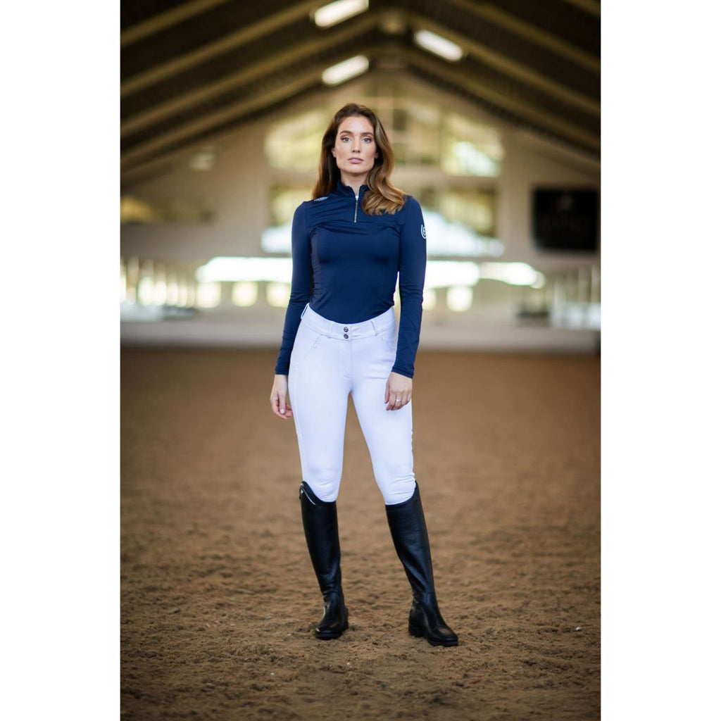 Equestrian Stockholm Pantaloni da Equitazione Elite Jump Bianco