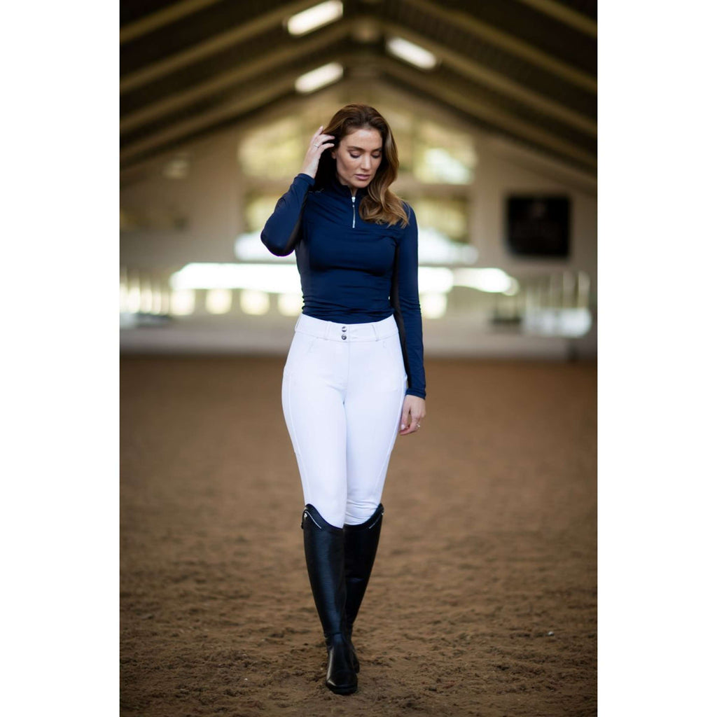 Equestrian Stockholm Pantaloni da Equitazione Elite Dressage Bianco