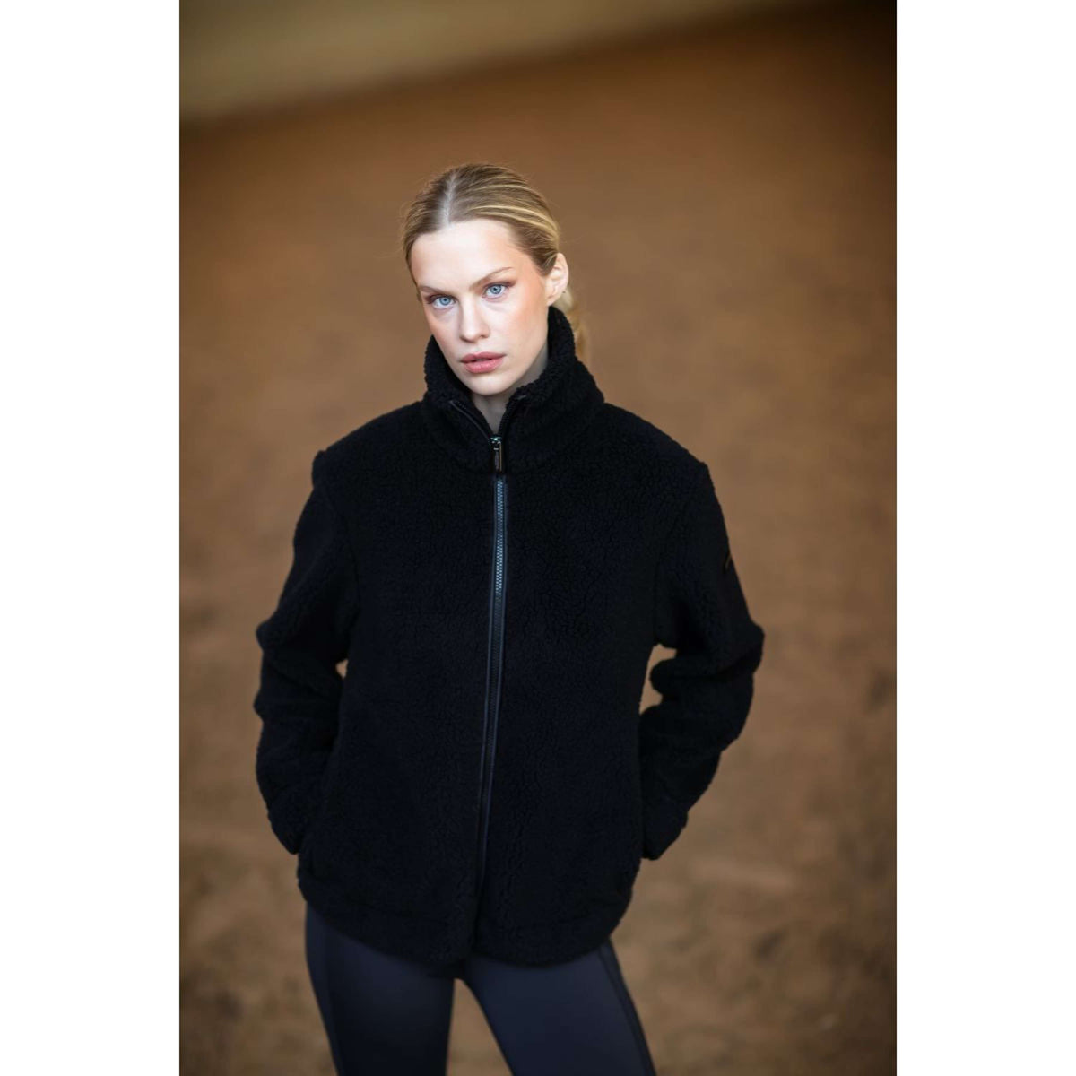 Equestrian Stockholm Jack Teddy Fleece Nero