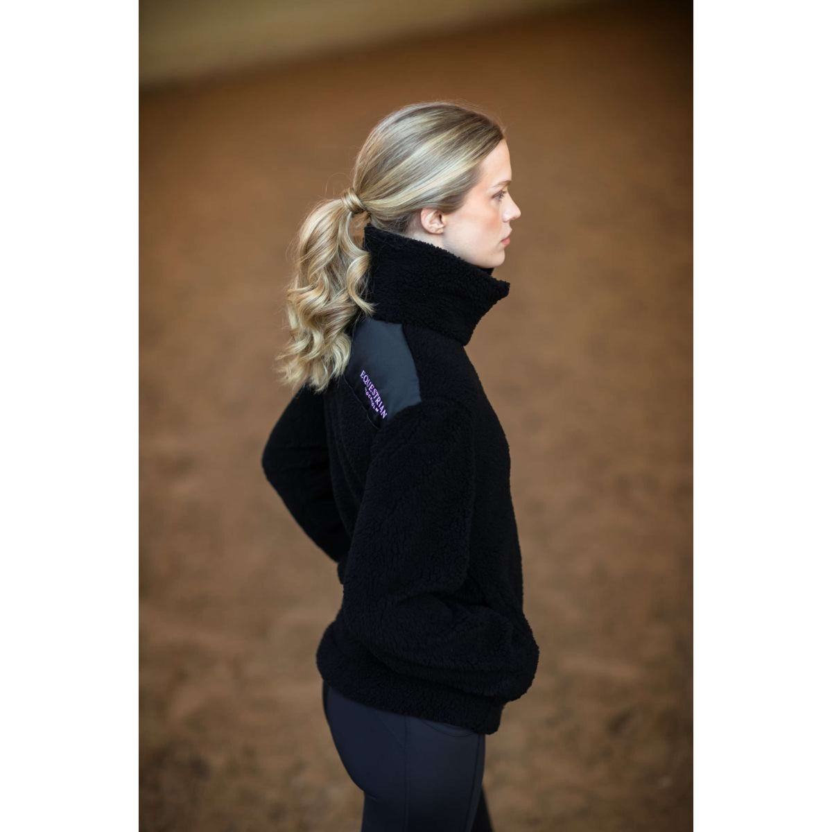Equestrian Stockholm Jack Teddy Fleece Nero