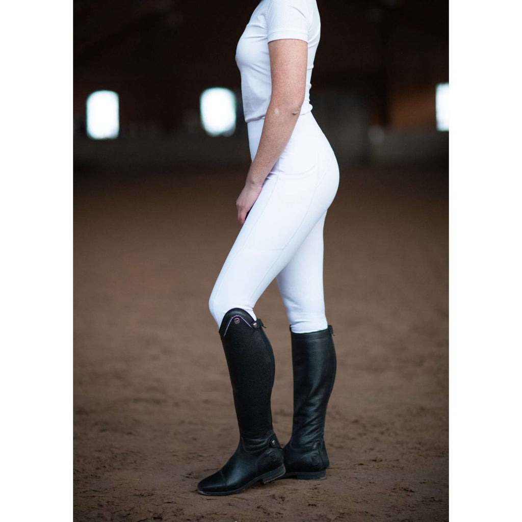 Equestrian Stockholm Leggings da Equitazione Movement Jump Bianco