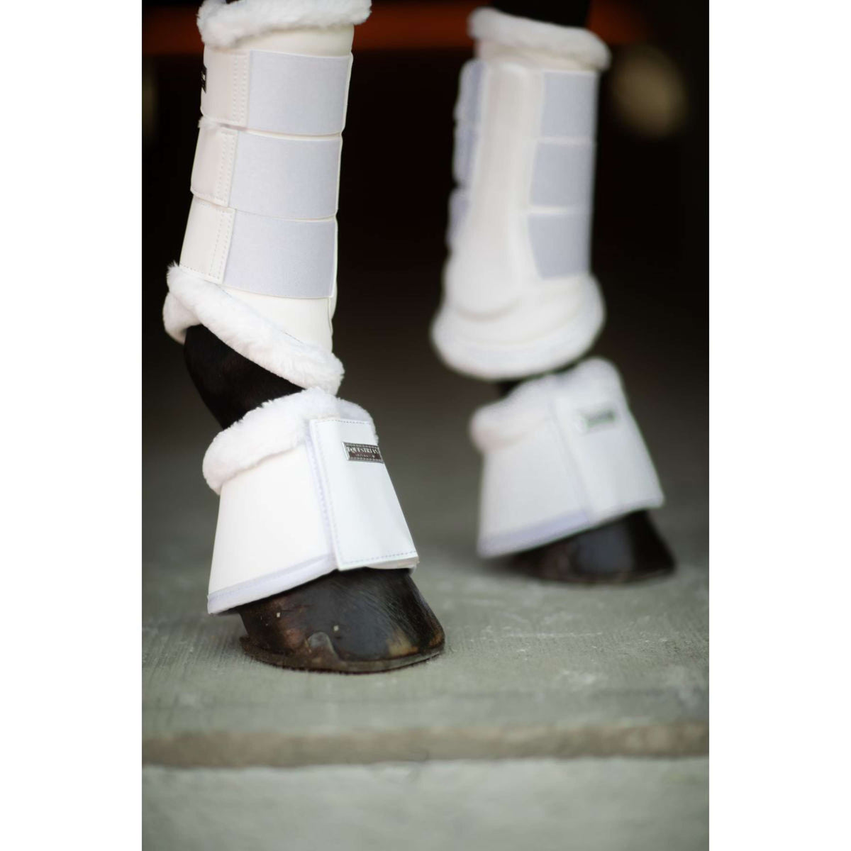 Equestrian Stockholm Stivaletti a Campana White Silver
