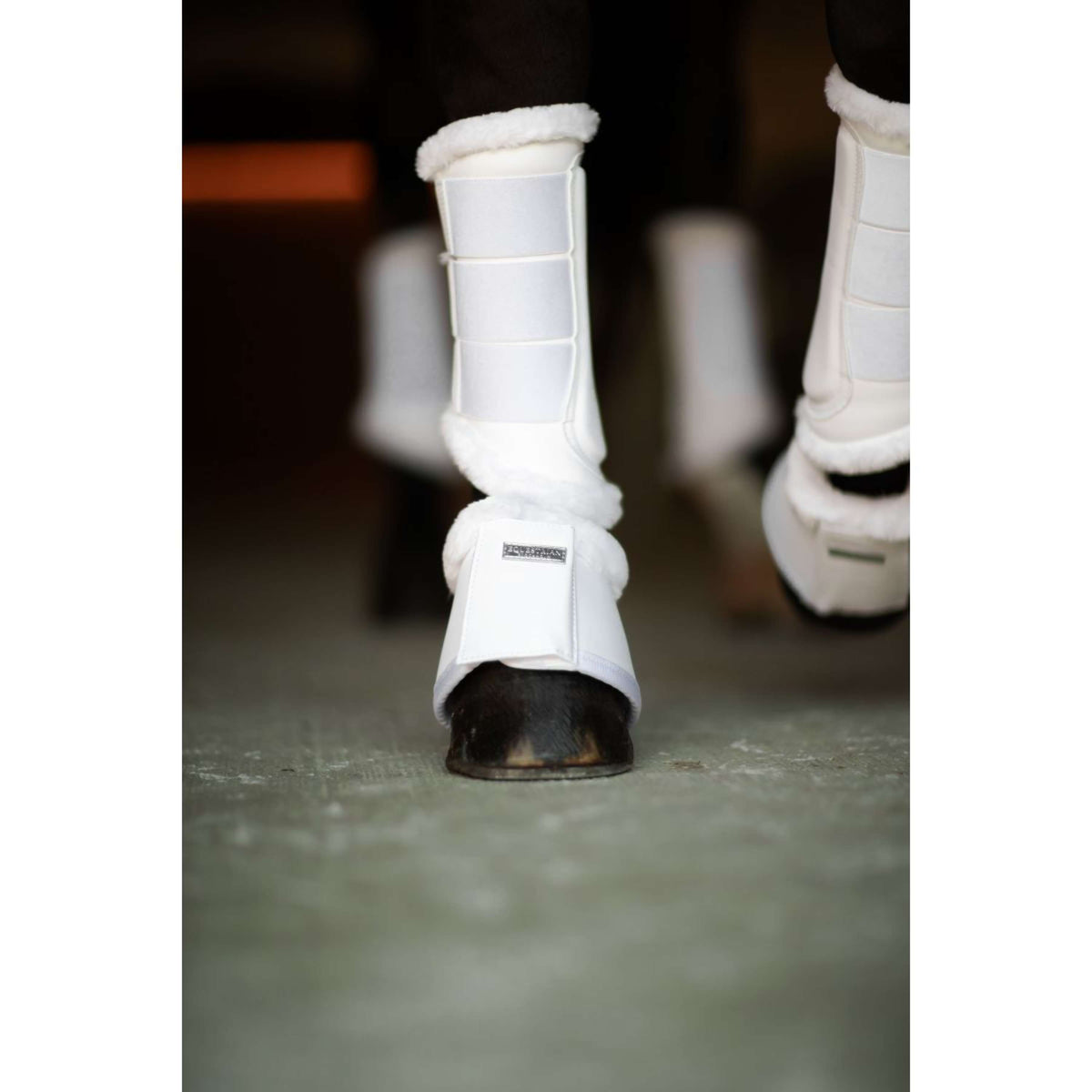 Equestrian Stockholm Stivaletti a Campana White Silver
