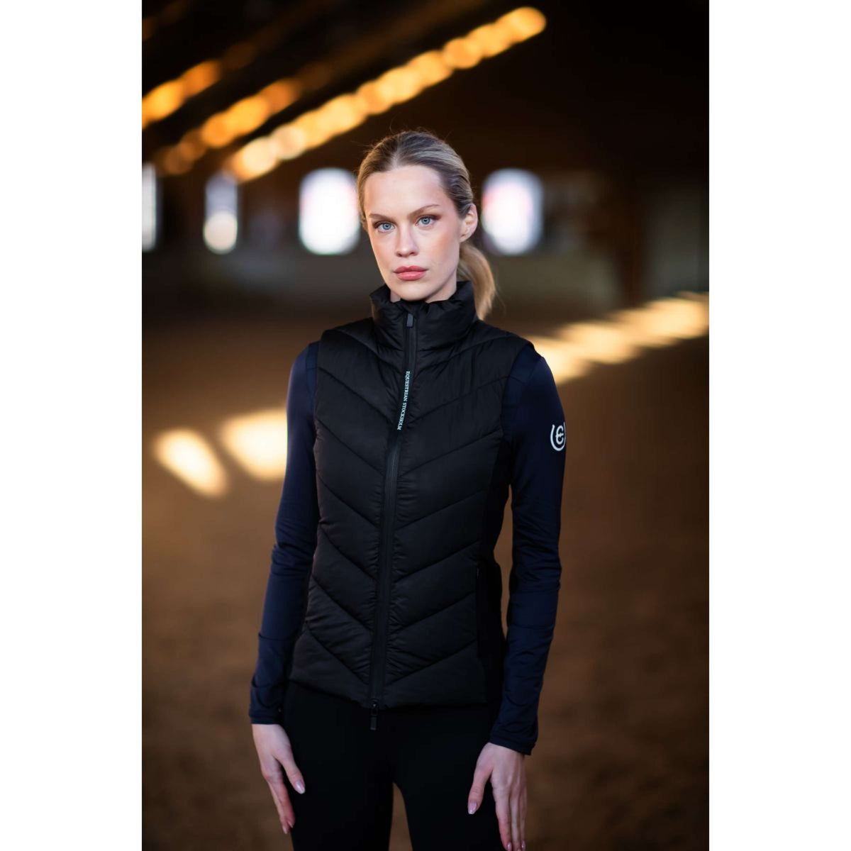 Equestrian Stockholm Gilet Versatile Nero