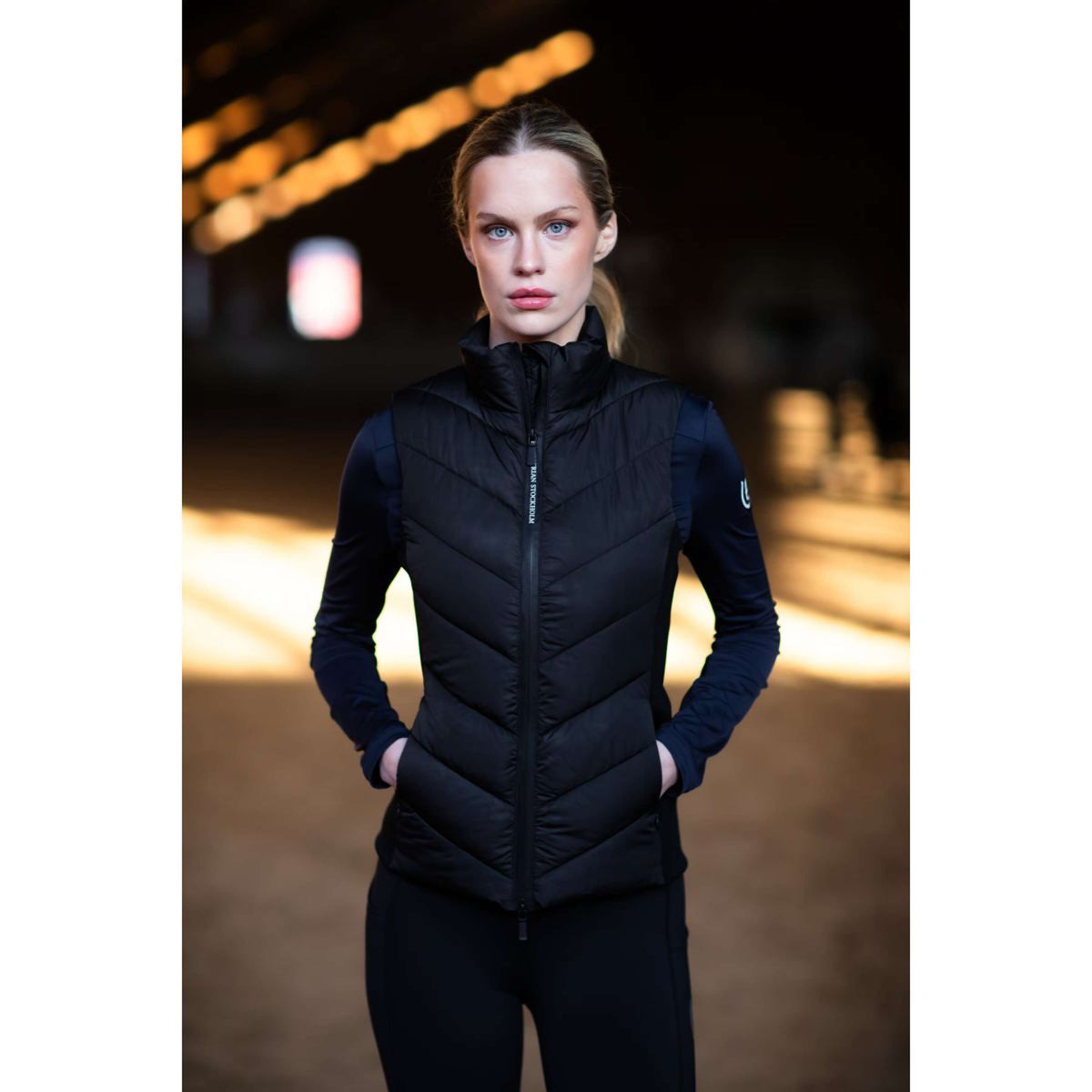 Equestrian Stockholm Gilet Versatile Nero