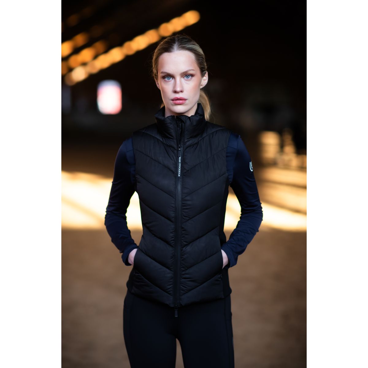 Equestrian Stockholm Gilet Versatile Nero