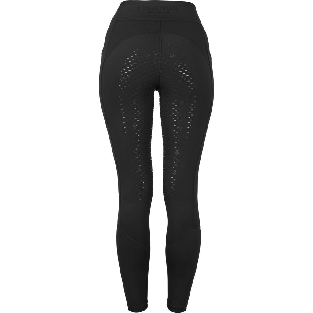 Equestrian Stockholm Leggings da Equitazione Movement Dressage All Black