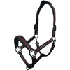 Equestrian Stockholm Cavezza Glimmer Anatomic Leather Marrone