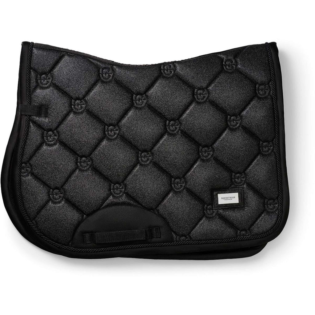 Equestrian Stockholm Sottosella saltando All Black Glimmer