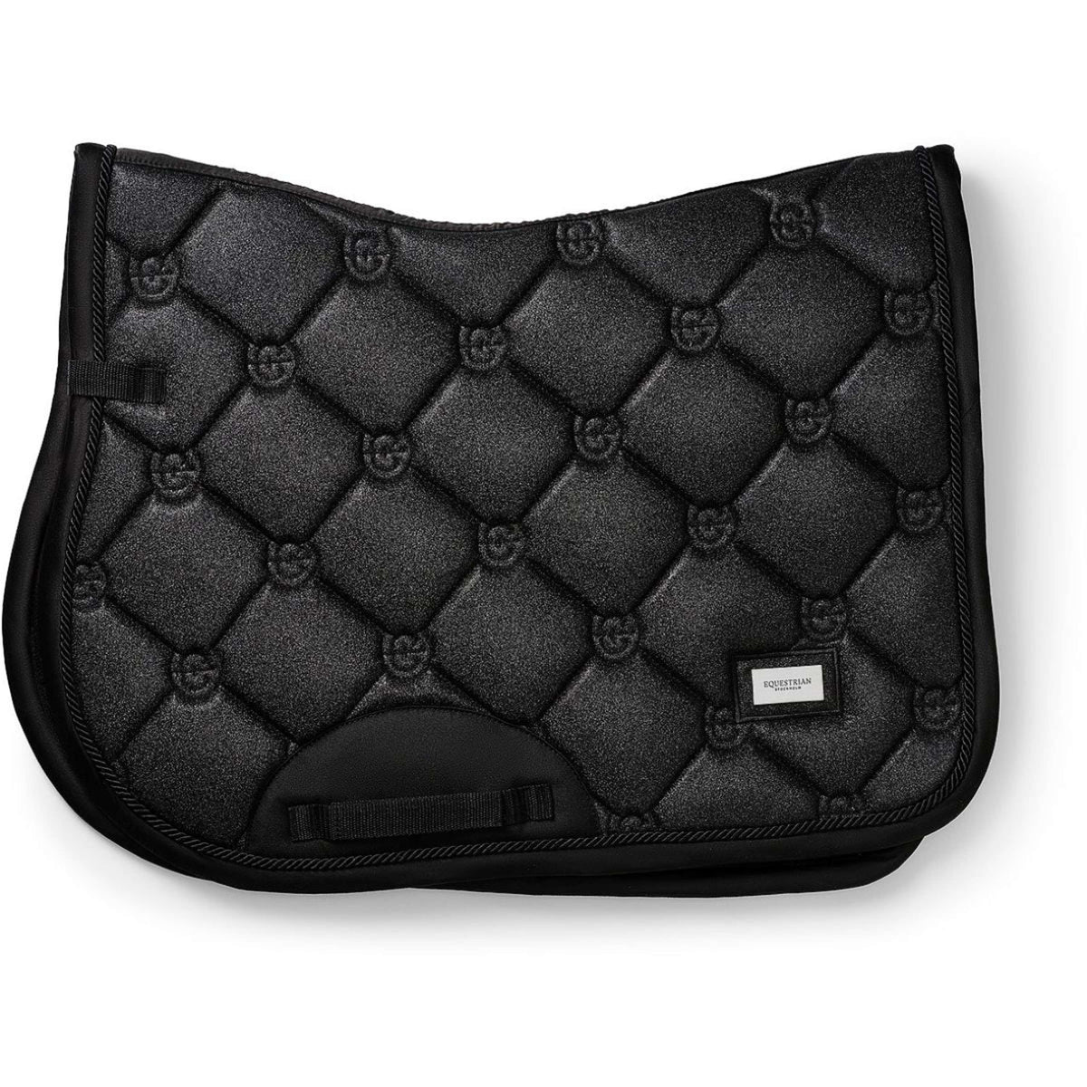 Equestrian Stockholm Sottosella saltando All Black Glimmer