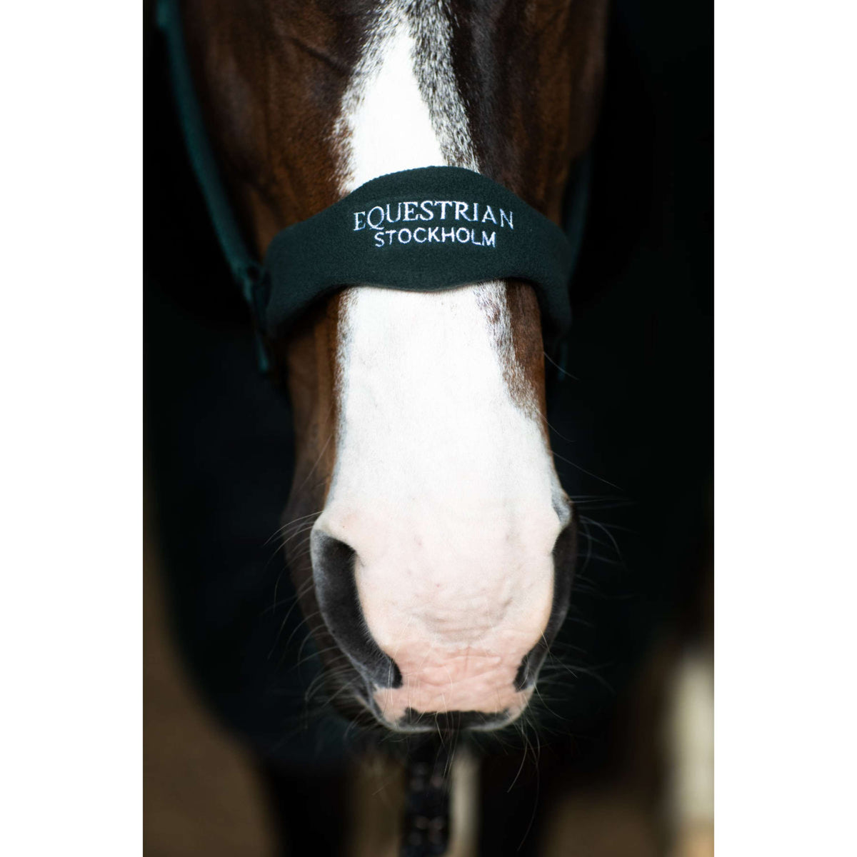 Equestrian Stockholm Cavezza Anatomic Fleece Sycamore Green